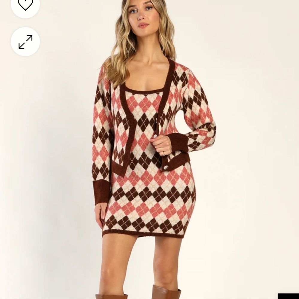 Lulu's sweater and matching dress